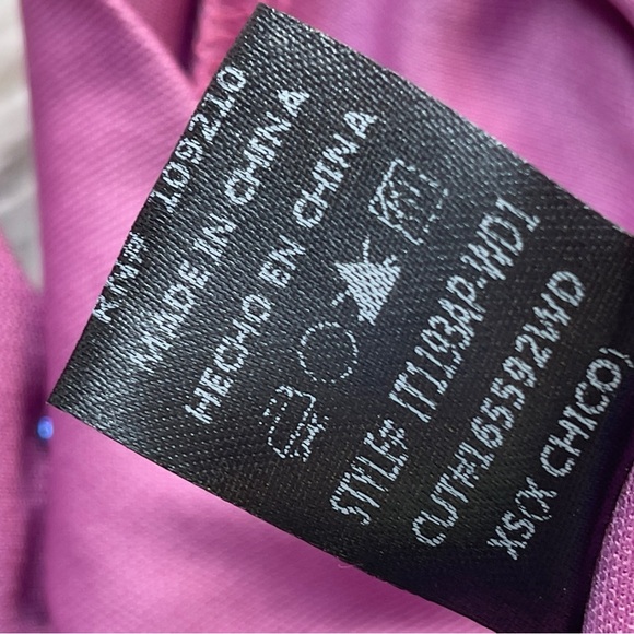 Windsor Fuchsia Rhinestone Drape Blouse - Picture 9 of 15